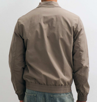 Veste légère en coton zippée coupe classique à capuche, coupe-vent respirante, grande taille, tenue décontractée