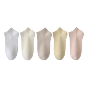 Women Summer Ankle <b>Socks</b> Solid Color Breathable Lightweight Low Cut Boat <b>Socks</b> For Casual Wear - Product Image 5