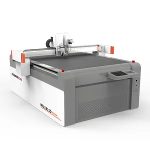 Meeshon digitale flachbett cnc vibrierende balde messer schneidemaschine für bedruckte pvc-schaum kernplatte foamex zeichen