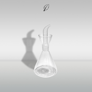 Dispensador de Aceite de Cocina de un Solo Orificio de 470 ml, Diseño Nuevo, Lata de Aceite Comestible de Vidrio de Borosilicato Alto, Seguro, Saludable, Fácil de Verter y Limpiar - Product Image 6