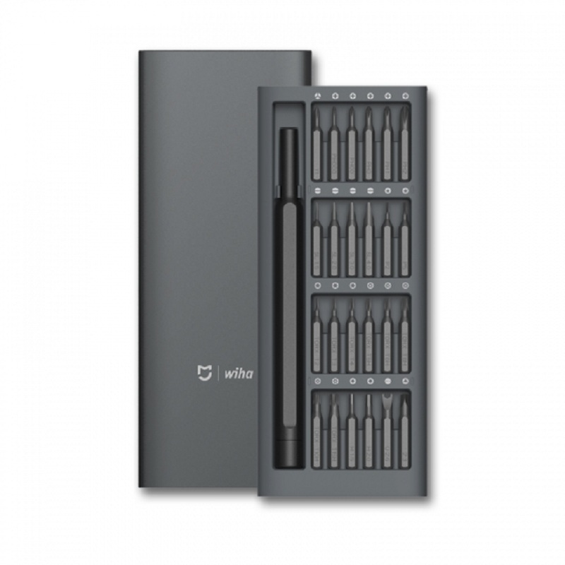 Набор прецизионных отверток Xiaomi-Mijia Wiha, 24 в 1, 60HRC, магнитные биты, инструменты для ремонта дома, набор отверток, оригинал