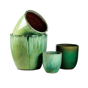 Pots à plantes durables pour la maison et le jardin, en céramique, grande taille, ensembles de pots pour pépinière - Product Image 2