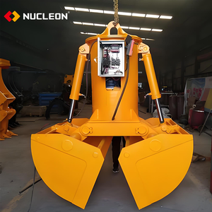 Cubo de agarre electrohidráulico con control remoto certificado CE ISO, granelero, manejo de materiales, engranaje de Motor de grúa de barco - Product Image 3
