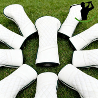 Housse de club de golf en cuir PU écologique, imperméable, avec logo personnalisé, fabriquée en usine |   Accessoires de golf en gros directement de l'usine