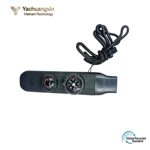 Brújula Portátil Multifunción con Pantalla de Doble Dial, Silbato y Funciones de Emergencia, Noctilucente para Senderismo al Aire Libre - Product Image 3