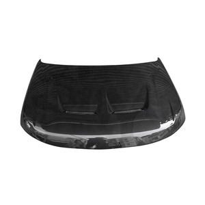 Capot moteur en fibre de carbone style SKY SVR pour Sport 2014-2020, neuf, noir, à visser, en fibre de carbone - Product Image 1
