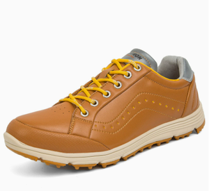 Zapatos de Golf Blancos con Tacos, con Cordones, Suela de Goma Antideslizante, Calzado Ligero para Caminar, Logotipo Personalizado, Unisex - Product Image 6