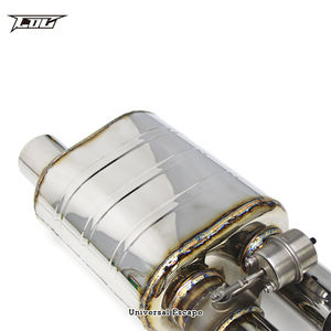 COC यूनिवर्सल वाल्व मफलर स्टेनलेस स्टील निकास पाइप मफलर इनटेक पाइप व्यास 63MM 70MM 76MM - Product Image 5