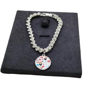 Strass Roman Hip Hop Sublimation Femme Bracelet Bijoux Blancs - Product Image 1