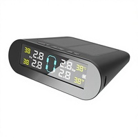 Autel TPMS-Sensor Reifendruckkontrollsystem mit externem Sensor für 4 Räder, USB-Aufladung, IPX7 wasserdicht, Echtzeit-Alarm