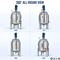 Fermenteur en acier inoxydable, bioréacteur, cuve sous pression en acier inoxydable 304 316L, pompe à moteur, cuve enzymatique ASME 200L 2000L 3000L