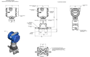 Régulateur numérique différentiel multi-variables Rosemount 3051S 100 % original, haute qualité, en acier inoxydable 316L, certifié CE - Product Image 3