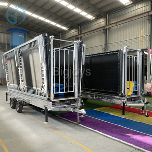 <span class=keywords><strong>Trampoline</strong></span> portable populaire 4-en-1 avec remorque, manèges de parc d'attractions extérieur pour enfants en promotion - Product Image 4