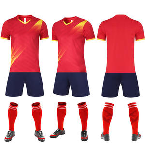Nuovo Completo da Calcio per Uomo Adulto, 100% Poliestere, Colletto Alto, Abbigliamento Sportivo per Allenamento di Squadra - Product Image 5