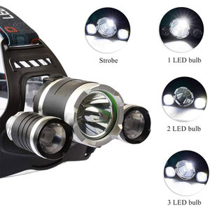 Factory for 5000 Lumens Super Brightness LED <strong>Headlamp</strong> IP55 Waterproof Rechargeable Camping 500m Long Beam Distance - Product Image 4