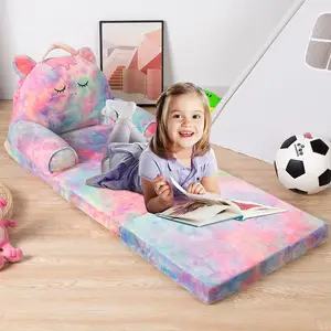 Nieuw Ontwerp Kinderen Speeltoestellen En Bank Foam Slaapbank Opvouwbare Kinderstoel Multi-Functionele Kid Sofa Meubels