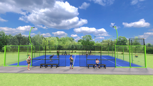 Pista de Pádel de Cristal Inmersiva Phuoc Thinh Ultra Transparente, Pista Libre de Barreras para Tenis de Pádel, Comercio Global - Product Image 4