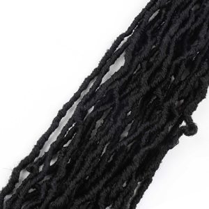 Extensiones de Cabello Sintético de Fibra de Baja Temperatura, Estilo Gypsy Crochet, Suaves y Largas, Tipo Goddess Faux Locs, con Soporte para Marca Privada, Venta al por Mayor - Product Image 5