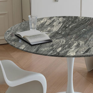 Mesa de Centro Compacta de Mármol Gris Florecia Italiano Natural SUCCESS A030, Simple pero Lujosa, Decoración Moderna para Comedor y Hotel - Product Image 4