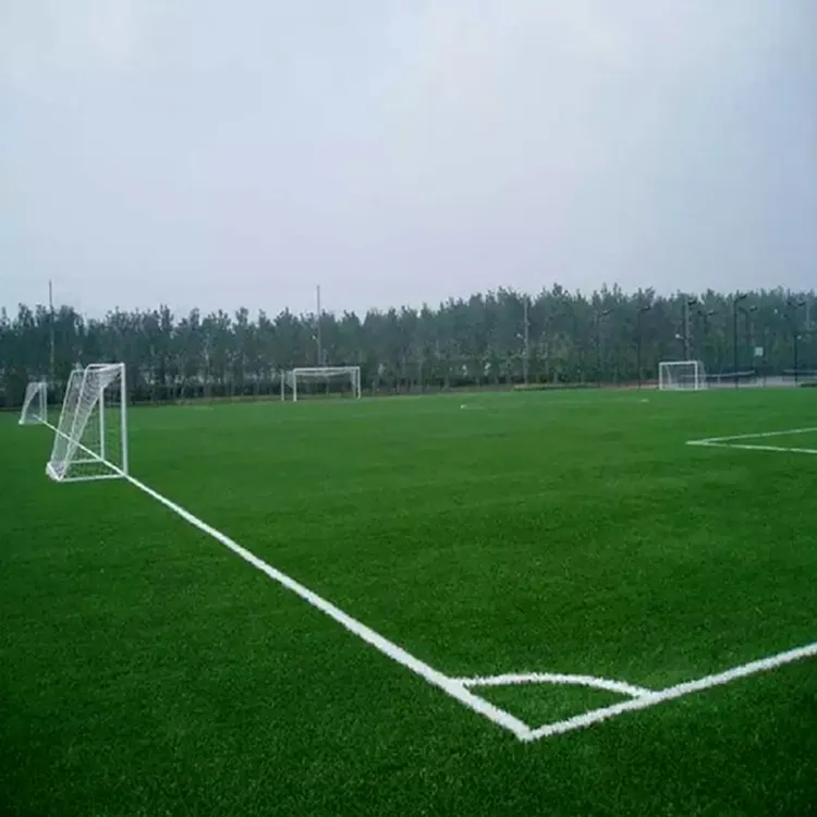 Gramado artificial de grama para futebol e campo, gramado sintético para futebol futsal