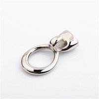Fournitures de bijoux en acier inoxydable, accessoires de bijouterie, breloque de connecteur de fermoir en forme de larme de baril pour la fabrication de bijoux