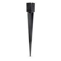 Support de fixation robuste pour poteaux, idéal pour les ossatures en bois et les infrastructures mécaniques, fabriqué selon un dessin technique