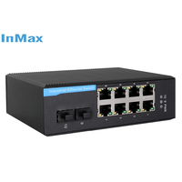 9V 12V 24V 48V Din Rail Mini extérieur 10 100 1000M Gigabit commutateur réseau Ethernet industriel