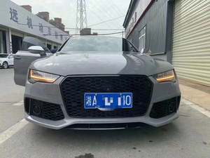 Kit de pare-chocs avant pour <span class=keywords><strong>Audi</strong></span> A7 S7 C7.5 2016-<span class=keywords><strong>2018</strong></span>, style <span class=keywords><strong>RS7</strong></span>, avec calandre en nid d'abeille, pour mise à niveau du look. - Product Image 5