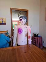 Poupée Mannequin de corps gonflable de 60 pouces pour bricolage Cosplay Halloween décorations accessoires