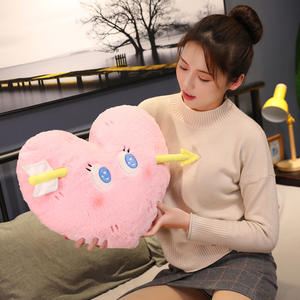 En Existencia, Peluche <span class=keywords><strong>de</strong></span> Peluche Suave <span class=keywords><strong>de</strong></span> 50 cm con Forma <span class=keywords><strong>de</strong></span> Corazón <span class=keywords><strong>de</strong></span> Cupido, Kawaii, con Forro <span class=keywords><strong>de</strong></span> Malla, Lindo Regalo <span class=keywords><strong>de</strong></span> San Valentín, Relleno <span class=keywords><strong>de</strong></span> Algodón PP - Product Image 4