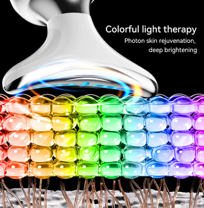 SHOmfrs 510K <span class=keywords><strong>terapia</strong></span> de luz roja para cara y cuello EMS masaje de microcorriente antiarrugas <span class=keywords><strong>antienvejecimiento</strong></span> OEM/ODM Dispositivo de cuidado de la piel - Product Image 2