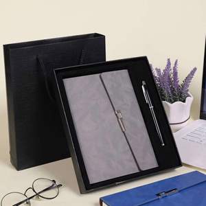 Custom Corporate Gift <b>Set</b> PU Leather <b>Notebook</b> Digital Printing Pen-Perfect Promotional Anniversary Gifts for Business Bank - Product Image 2