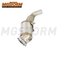 Set Pipa Knalpot Downpipe B58 Fleksibel dengan Katalis TWC Euro 4 untuk BMW B38B15A Seri F20 F22 F30 F32 1 2 3 4