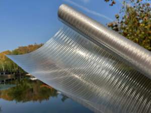 Película Decorativa Autoadhesiva 3D para Ventanas, Privacidad para Mascotas, Diseño 4D Negro, Efecto Cristal Estriado - Product Image 3