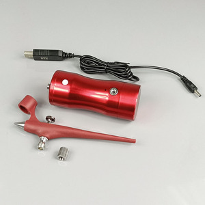 Marqueur aérographe HB06S à double action, alimentation par gravité, vitesse réglable, portable, pour coloration d'œuvres d'art, modélisme, peinture de figurines - Product Image 4