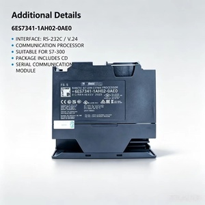 6ES7341-1AH02-0AE0,6ES7 341-1AH02-0AE0,สำหรับ PLC SIMATIC S7-300 CP341 โปรเซสเซอร์,อินเทอร์เฟซ RS232C V.24 พร้อมการกำหนดค่า - Product Image 1