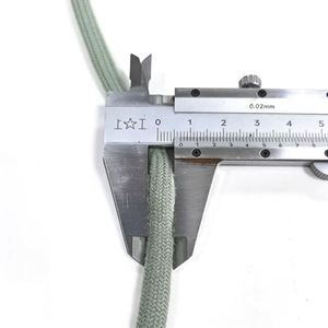 Cordón de cintura metálico encriptado DIY para prendas tejidas, cordón para capucha, para bolsos, zapatos y sudaderas, venta directa de fábrica personalizada - Product Image 3