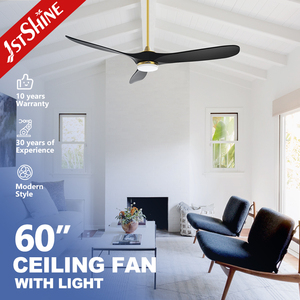 Ventilateur de plafond 1stshine de 60 pouces, qualité supérieure, haute performance, style luxueux, silencieux, avec éclairage LED - Product Image 2