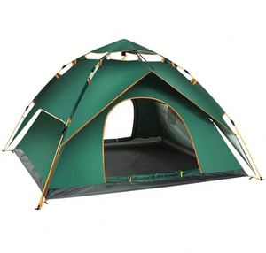 Tente de camping familiale imperméable à l'eau, portable, entièrement automatique, à installation instantanée, pour 3-4 personnes, pour l'extérieur - Product Image 1