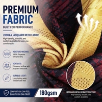 Maillots de Football en Tissu Jacquard sur Mesure Uniforme Personnalisé par Sublimation à Dégradé