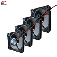 Usine directement vente ventilateurs de refroidissement 80x80x10mm DC 5V 12V 24V étanche ip68 manchon Mini ventilateur de refroidissement avec lumière 80mm