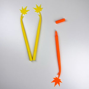 0.5mm mực đen lá phong đáng yêu Gel bút sáng tạo màu đỏ vàng cam lá ít nụ bút cho trường học & văn phòng viết Nguồn cung cấp - Product Image 5