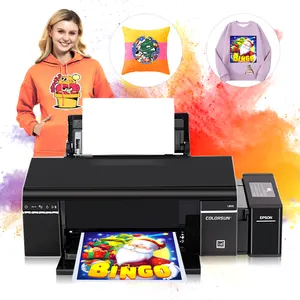 A4尺寸L805打印机，用于DTF打印热销DTF数字转印膜，带500毫升DTF墨水免费