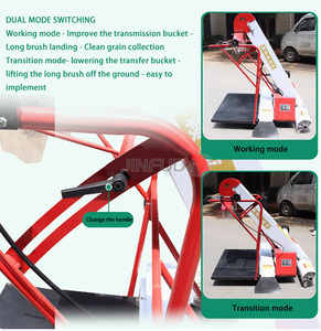 เครื่องบรรจุและปิดถุงข้าวเปลือก ใช้เครื่องยนต์เบนซิน 170F ราคาประหยัด ผลผลิตสูง - Product Image 2