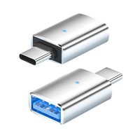 OTG Flash Drive USB 3.0 kondisi baru, USB-C tipe-c, konverter lampu, adaptor Keyboard, Mouse, cocok dengan konektor OTP untuk ponsel