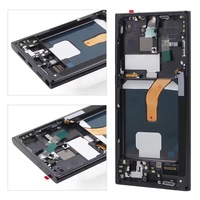 Kompatibel dengan Perakitan Layar S22 Ultra SM-S908B SM-S908U Layar OLED Buatan China