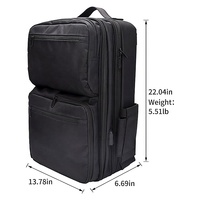 Sac à dos de coiffeur personnalisé avec logo, grande capacité, pour le rangement des outils de coiffure, sac de voyage pour coiffeur, sac cosmétique pour coiffeur