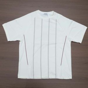เสื้อยืดลำลองลายทางผู้ชายขายส่ง พิมพ์โลโก้ตามสั่ง ระบายอากาศได้ดี เสื้อฤดูร้อนสำหรับผู้ชาย - Product Image 5