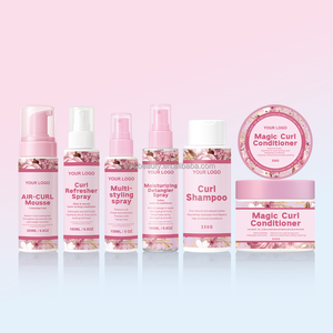 Hair Curl Cream Curl Spray Hair Care Bundle Mousse Curl Enhancing Kit - Product Image 3