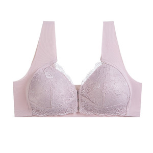 Lingerie sexy pour femmes grande taille, dentelle en maille épaisse, fermeture avant, tendance - Product Image 3